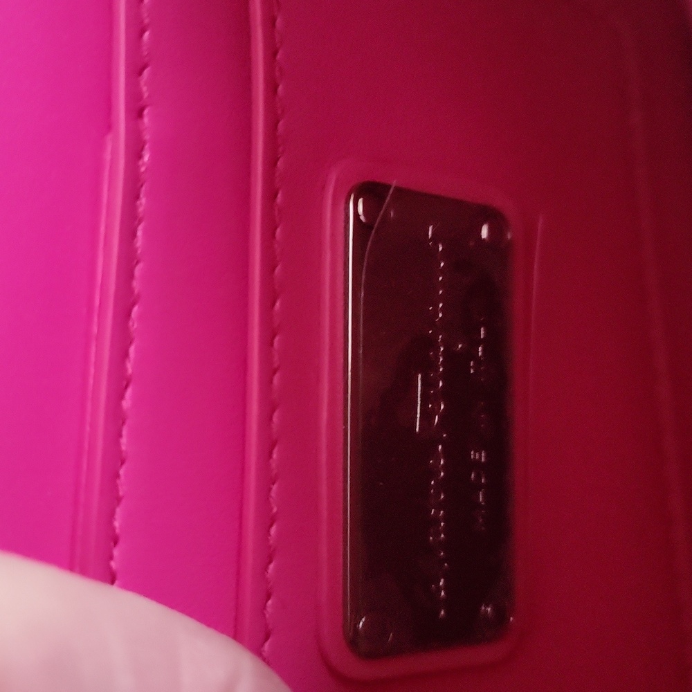 Salvatore Ferragamo Pink Crossbody Bag with Chain Strap - Picture 14 of 15